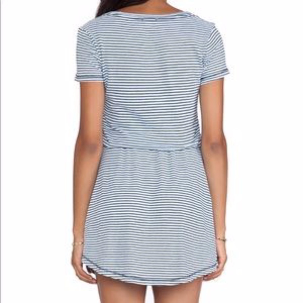 Splendid Striped Indigo Dye dress - Size X-Small - Picture 2 of 6